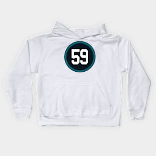 Aaron Lynch Number 59 Jersey Jacksonville Jaguars Inspired Kids Hoodie